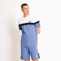 ELEVEN DEGREES CONJUNTO HOMBRE TRIPLE PANEL - AZUL SOMBRA / BLANCO / NEGRO 11D3704-1109..