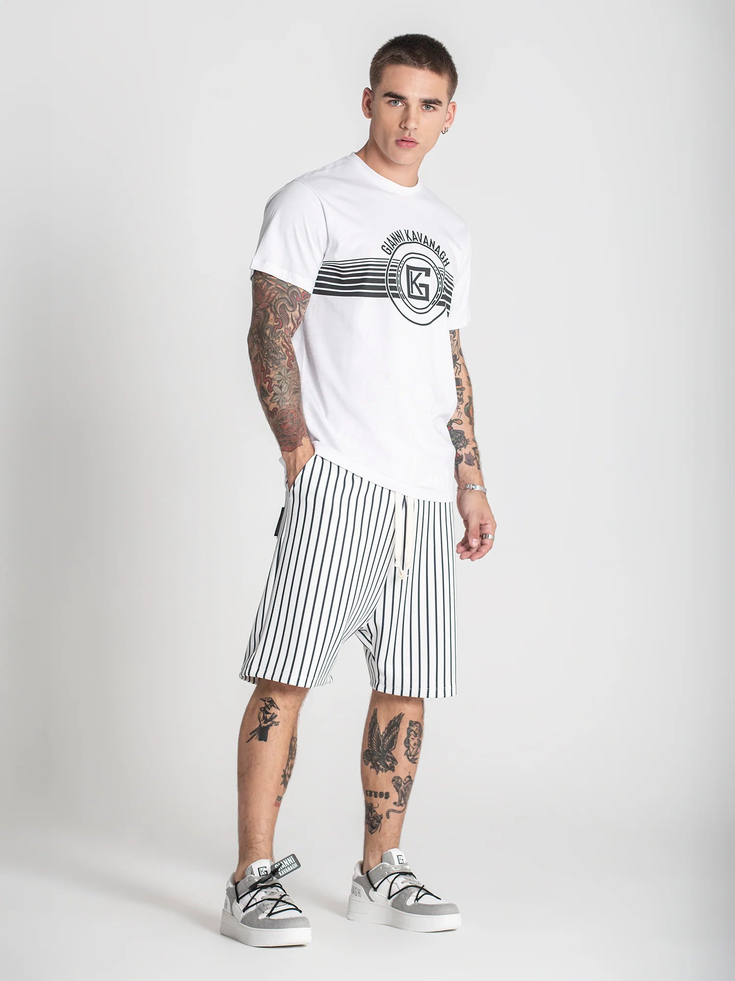 GIANNI KAVANAGH CAMISETA BLANCA NAUTIC GKM006598 Hombre.