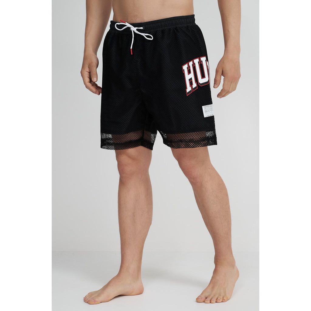 HUGO Bañador de malla para hombre, 50515479-001 Black.