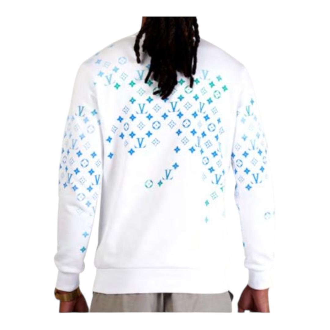 LOUIS VENDOME Sudadera Hombre Sin Capucha LV-37 White.