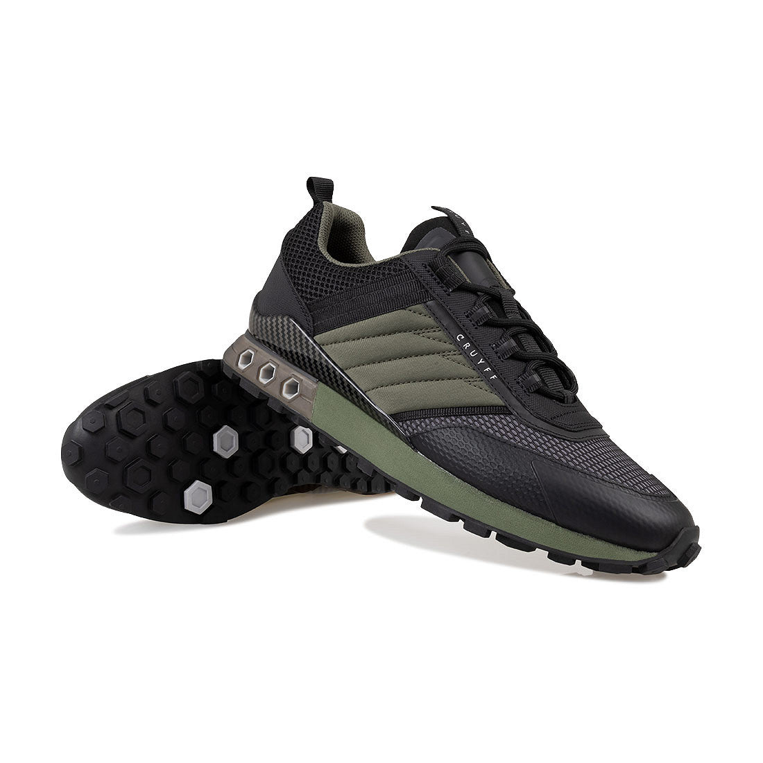 Cruyff Zapatillas Hombre Fearia Equalizer CC253140-559 Olive- Black.