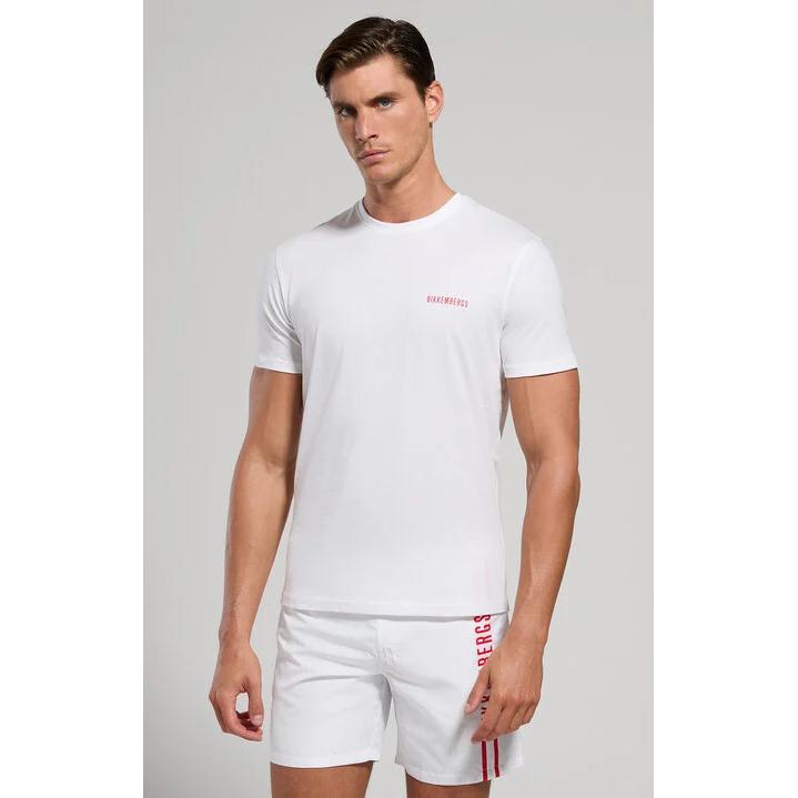 BIKKEMBERGS CAMISETA  HOMBRE COLOR BLANCO BKK3MTS04.