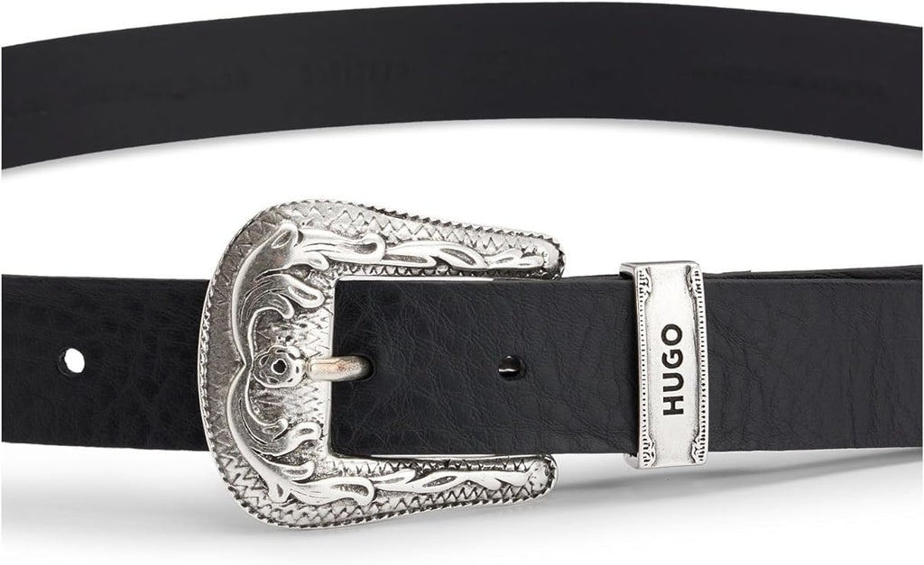 HUGO BOSS  Cinturon  Hombre, 50512770-001 Negro.
