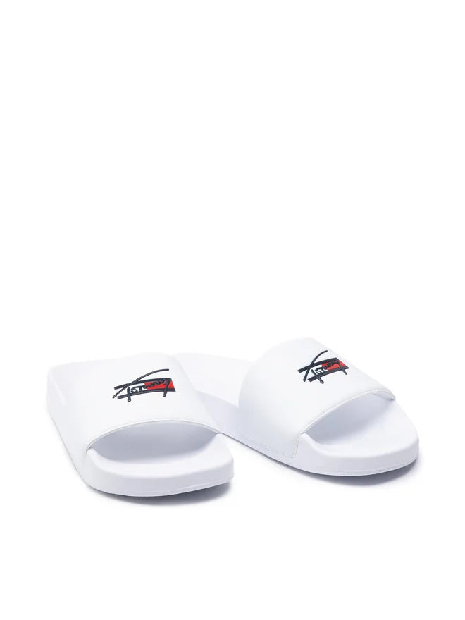 TOMMY JEANS  Chanclas Hombre Color Balnco.
