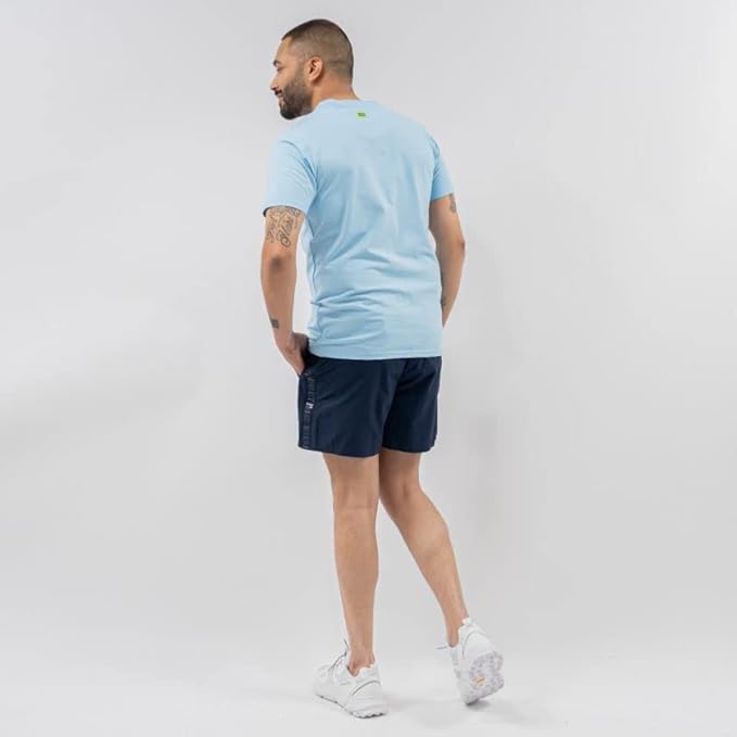 MY BRAND Camiseta Hombre MB Double Branding 1-X22-001-C-009 Blue.