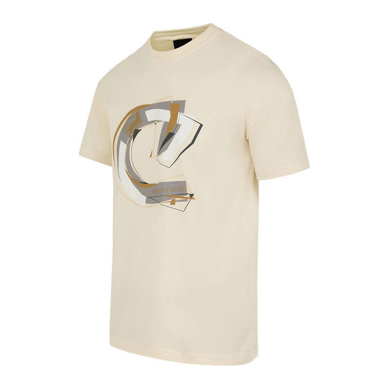 Cruyff Camiseta Hombre Modelo CA251054-162 Cream/Gold.