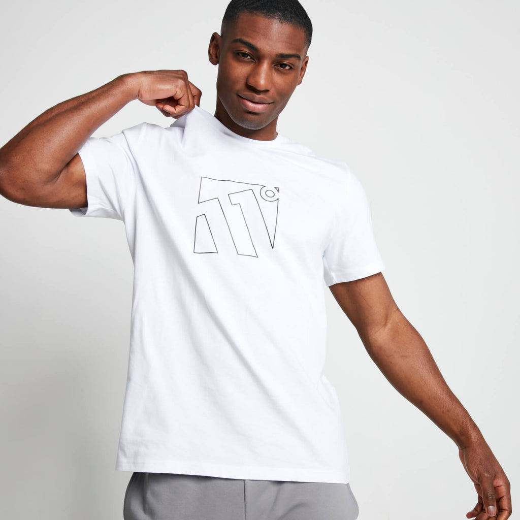 Eleven Degrees 11º Camiseta COUNTOUR – Blanca 11D3041-002.
