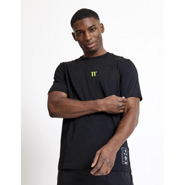 Eleven Degrees 11º Camiseta .Worldwide Graphic T-Shirt - Black 11D3735-001