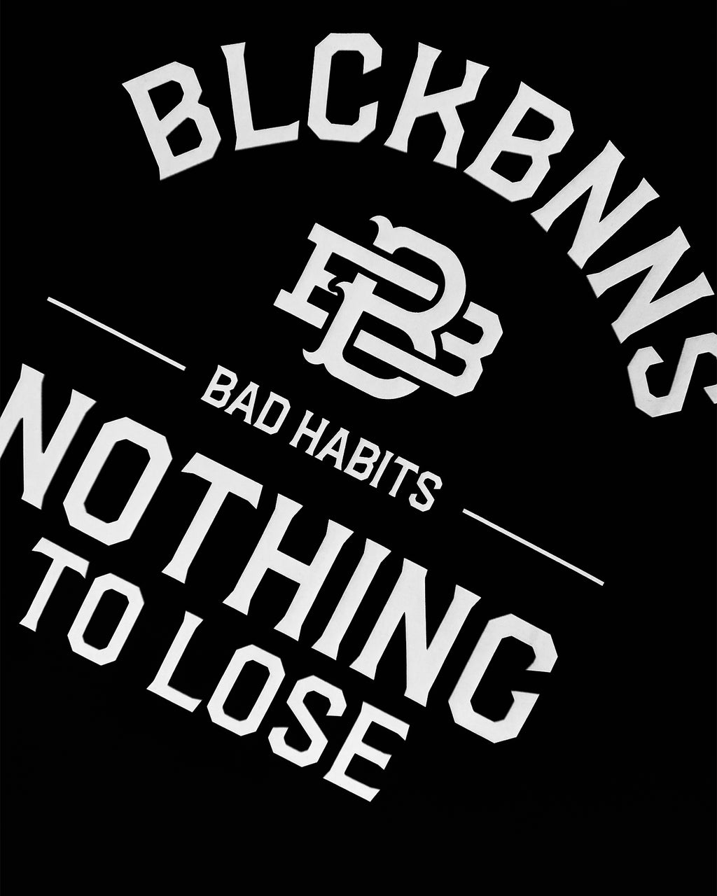 BLACK BANANAS Camiseta Hombre Modelo Bad Habits:1.125.3.26. Black.