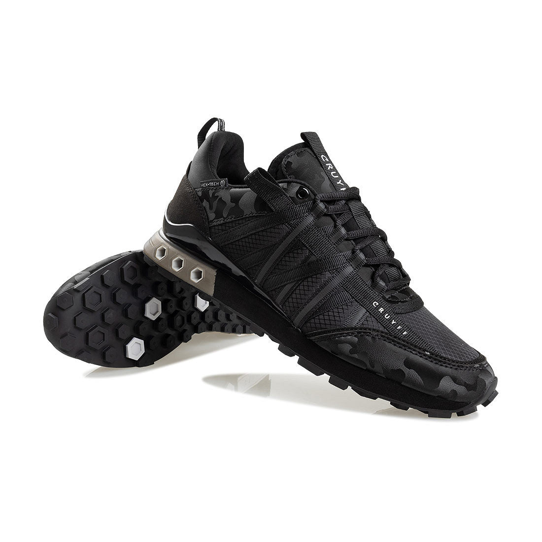 Cruyff Zapatillas Hombre Fearia Hex-Tech ,CC253126-998 Black.