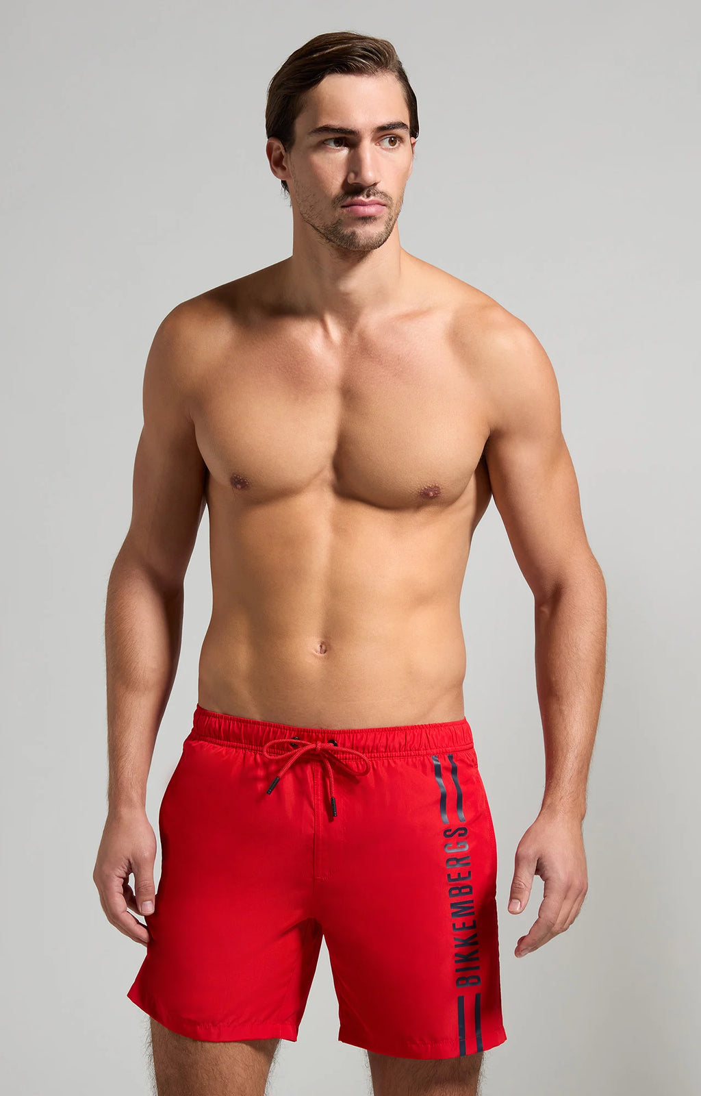 BIKKEMBERGS BAÑADOR HOMBRE COLOR ROJO.