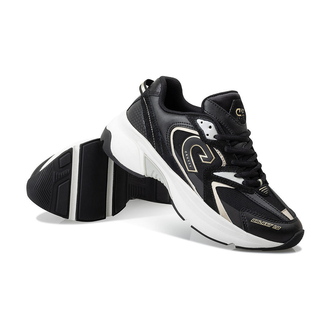 Cruyff Zapatillas Deportivas Mujer Modelo Galaxy CC243960-960 Black/Gold.