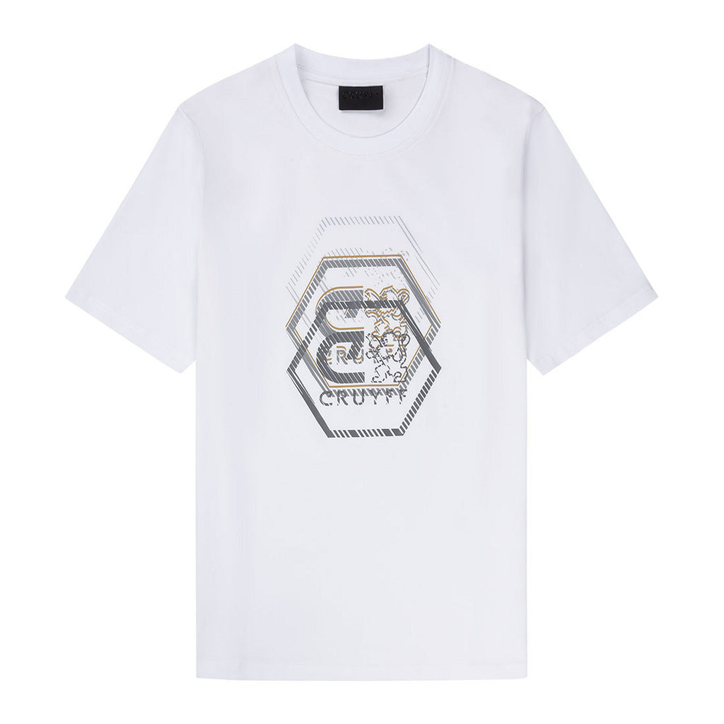Cruyff, Camiseta Hombre modelo CA261022-160 White-Gold.