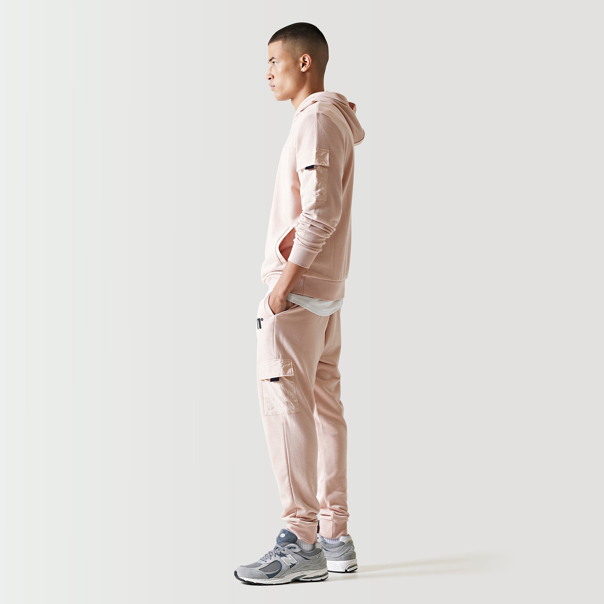 Eleven Degrees 11º Chandal Hombre  Rosa Logo Pequeño 11D3310-567.