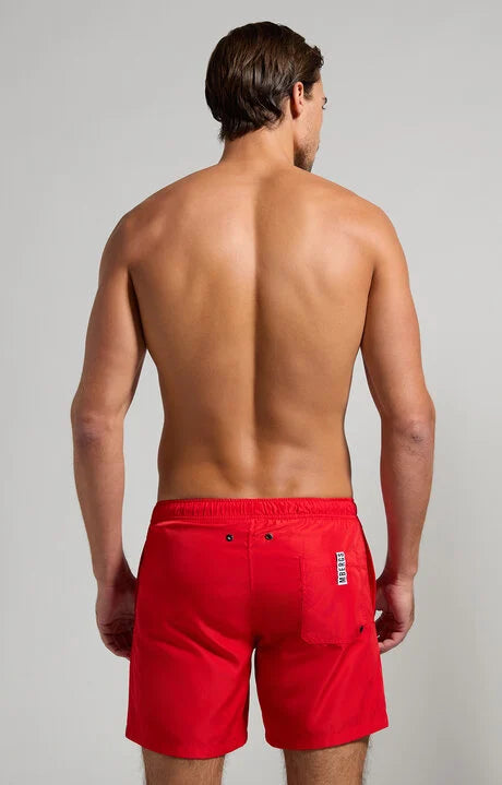 BIKKEMBERGS BAÑADOR HOMBRE COLOR ROJO.
