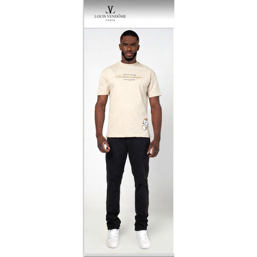LOUIS VENDOME CAMISETA HOMBRE LV-62 Beige.
