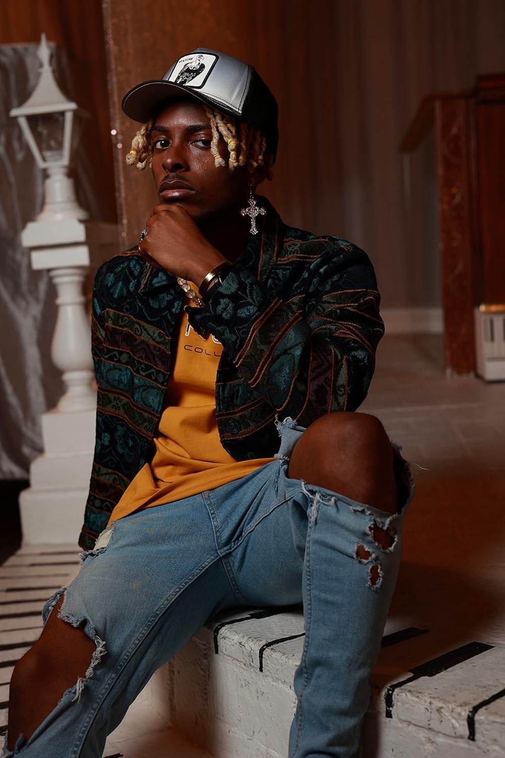 .Goorin Bros. Gorra Trucker Back Off Buzzard Black Black 101-0365.