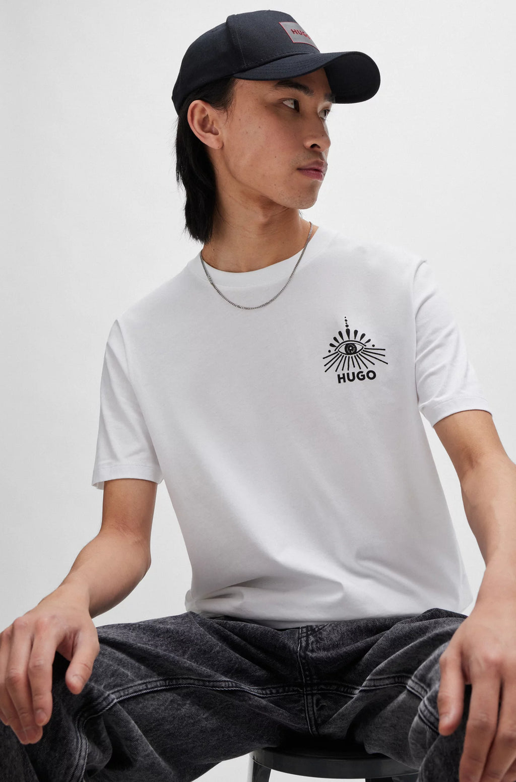 HUGO BOSS - Camiseta Manga Corta  para hombre 50513828-100 White.