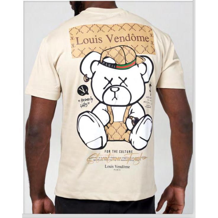 LOUIS VENDOME CAMISETA HOMBRE LV-62 Beige.
