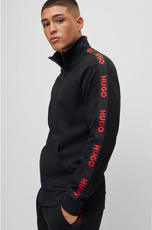 HUGO BOSS Sudadera Sin Capucha  para hombre 50496985-001 Negro.