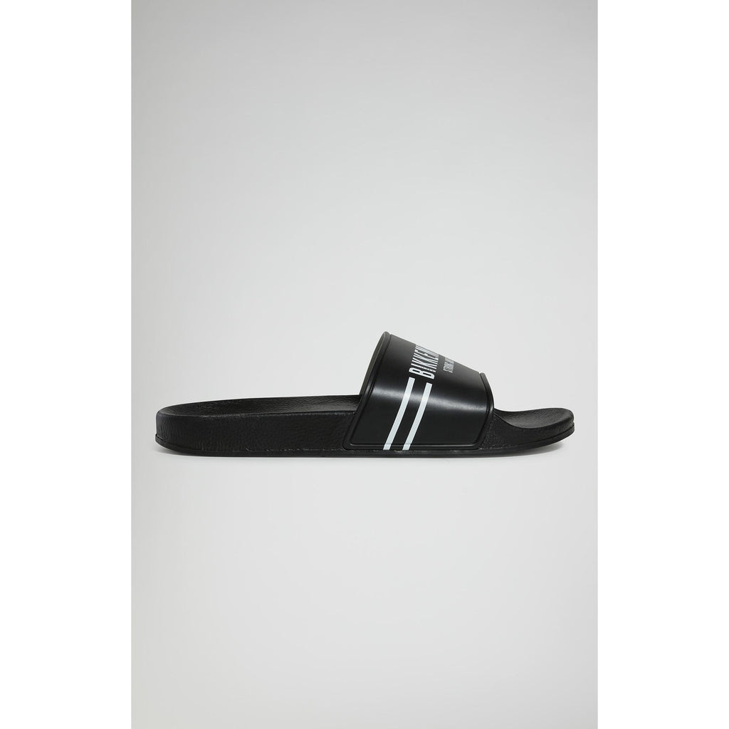 CHANCLAS BIKKEMBERGS. COLOR NEGRO.
