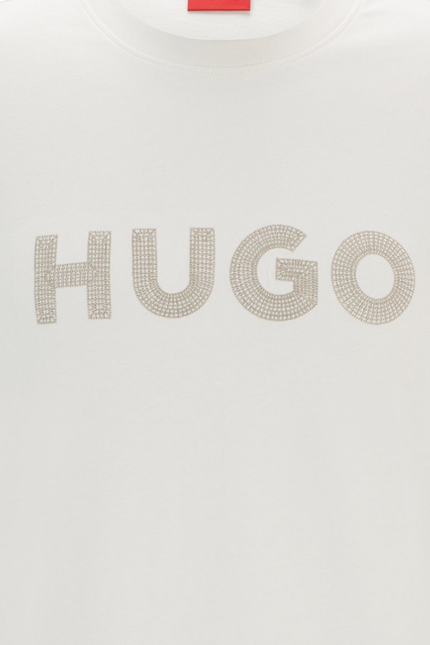 HUGO BOSS - Camiseta Drochet Blanca para Hombre Hugo 50509958-121White.