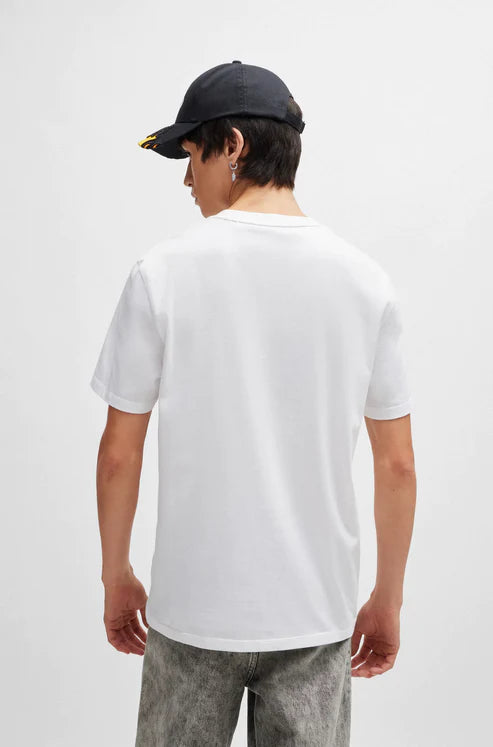 HUGO BOSS - Camiseta Blanca para Hombre Hugo 50508944-100 .