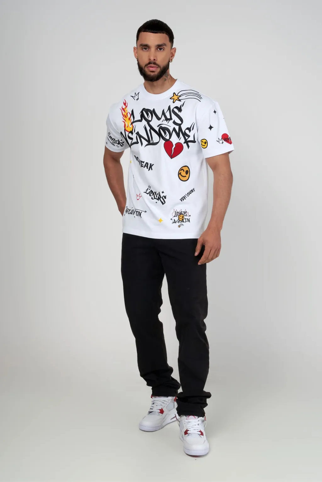 LOUIS VENDOME PARIS CAMISETA HOMBRE MODELO:LV-74 White.
