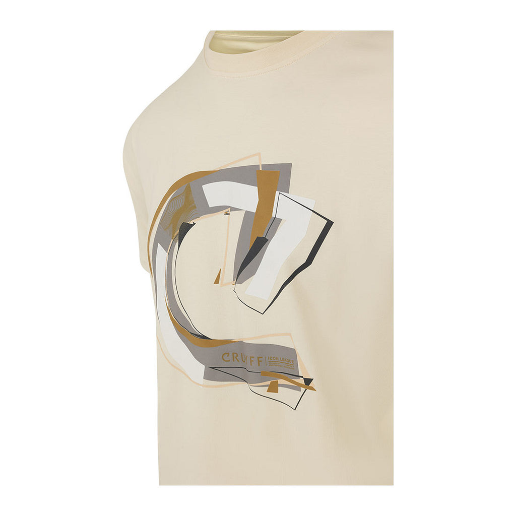 Cruyff Camiseta Hombre Modelo CA251054-162 Cream/Gold.