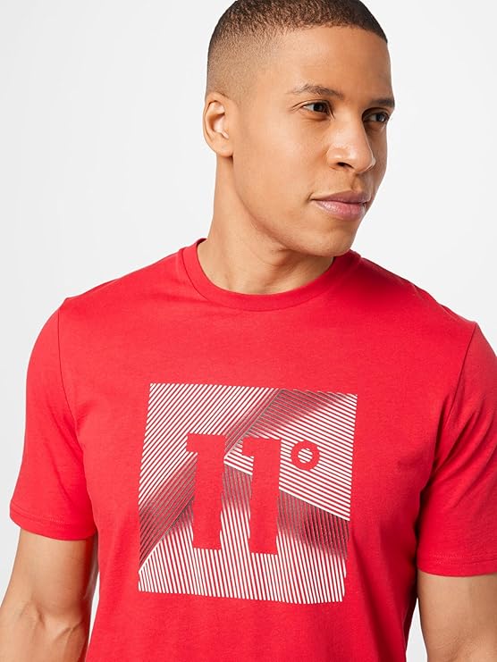 Eleven Degrees 11º .Camiseta Hombre 11D1121-456 Red.