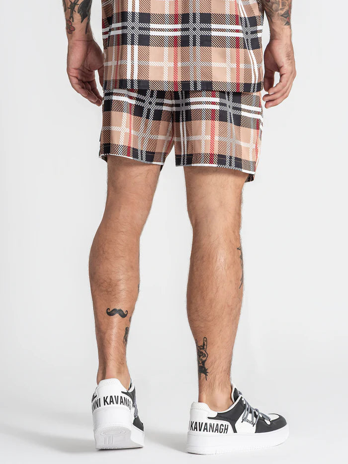 GIANNI KAVANAGH Pantalones Cortos de Satén Multicolor British GKM007515