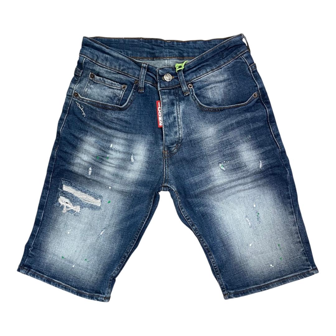 ICON2 Pantalon Corto de hombre de algodón elástico, colección Primavera/Verano (6338).