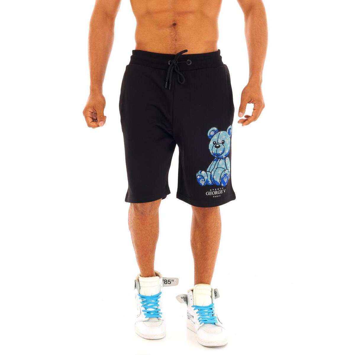 GEORGE-V .Pantalon Corto Hombre GV-2237 Black/Blue.