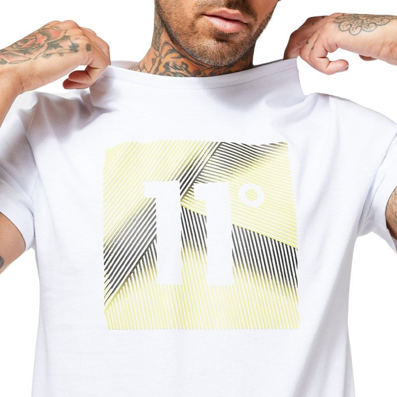 Eleven Degrees 11º .Camiseta Hombre 11D1121-002 White.