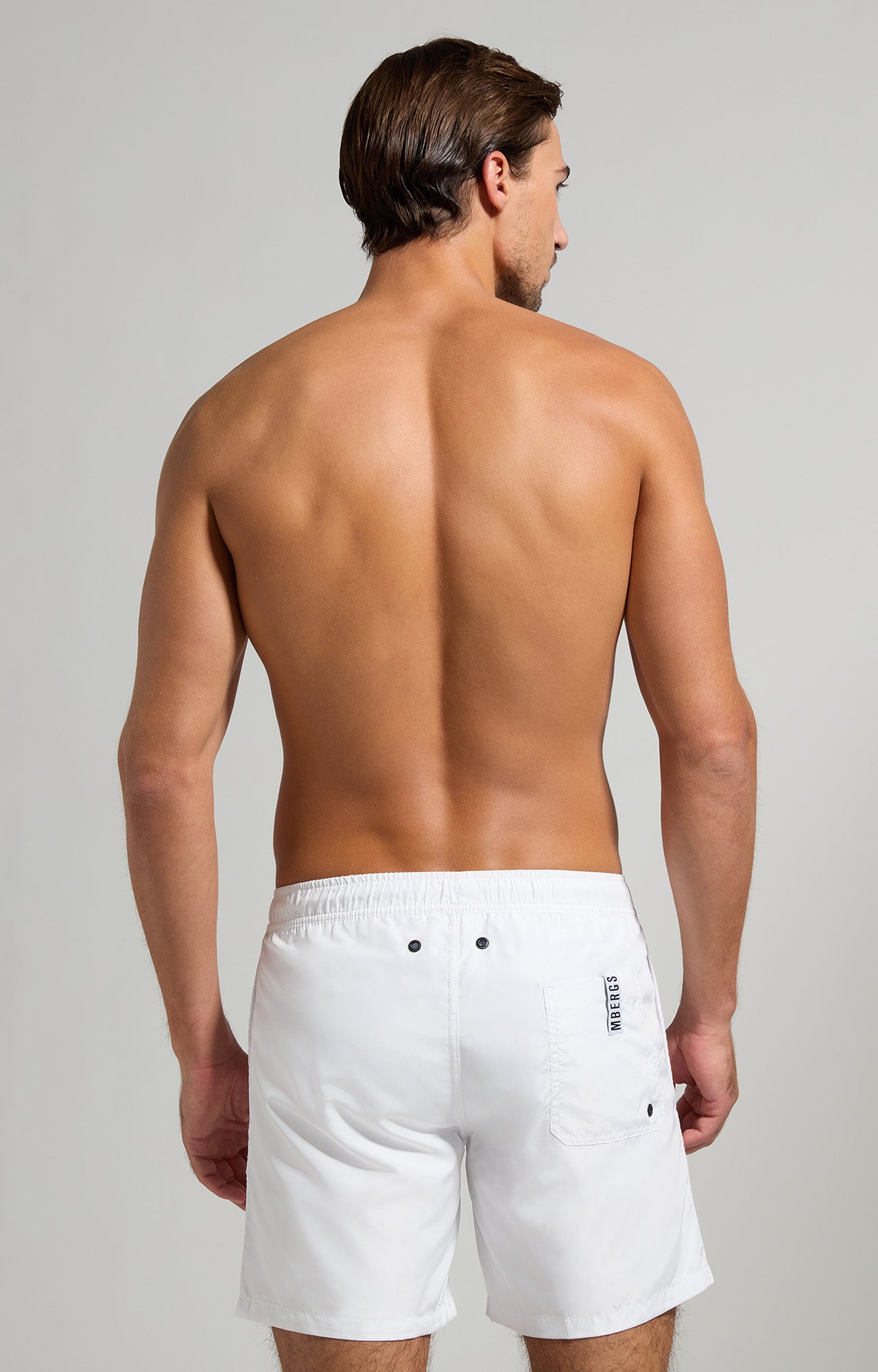 BIKKEMBERGS BAÑADOR HOMBRE COLOR BLANCO.