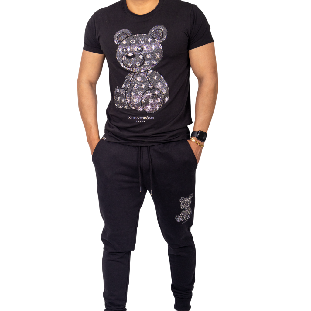 LOUIS VENDOME CAMISETA HOMBRE LV-71-2 BLACK..