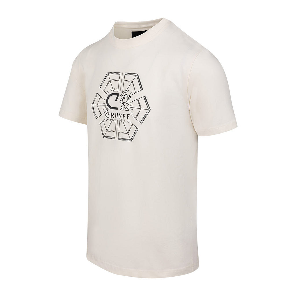 Cruyff Camiseta Hombre Modelo C-Lion Geo CA251055-102 Cannoli Cream.