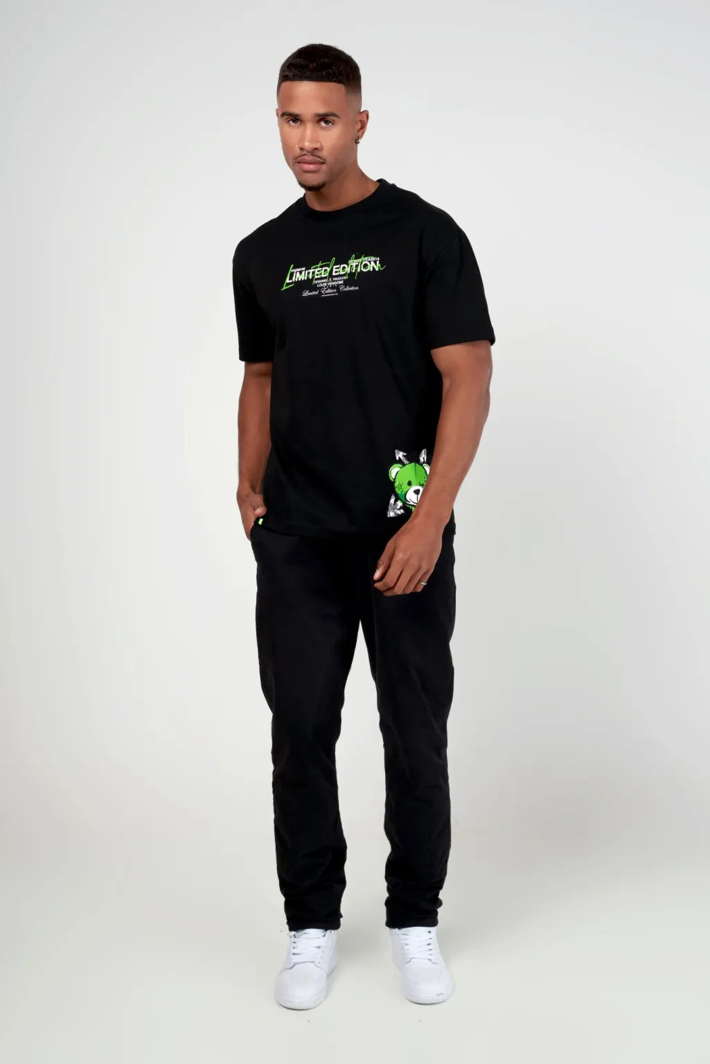 LOUIS VENDOME CAMISETA HOMBRE LV-54 Black/Green.