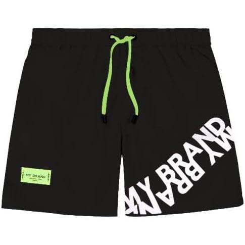 MY BRAND BañadorHombre  MB Double Branding 01BL Black.