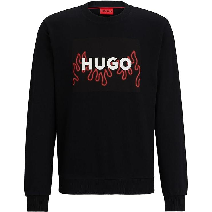 HUGO BOSS  Sudadera Sin Capucha  Hombre, 50506990-001. Negro