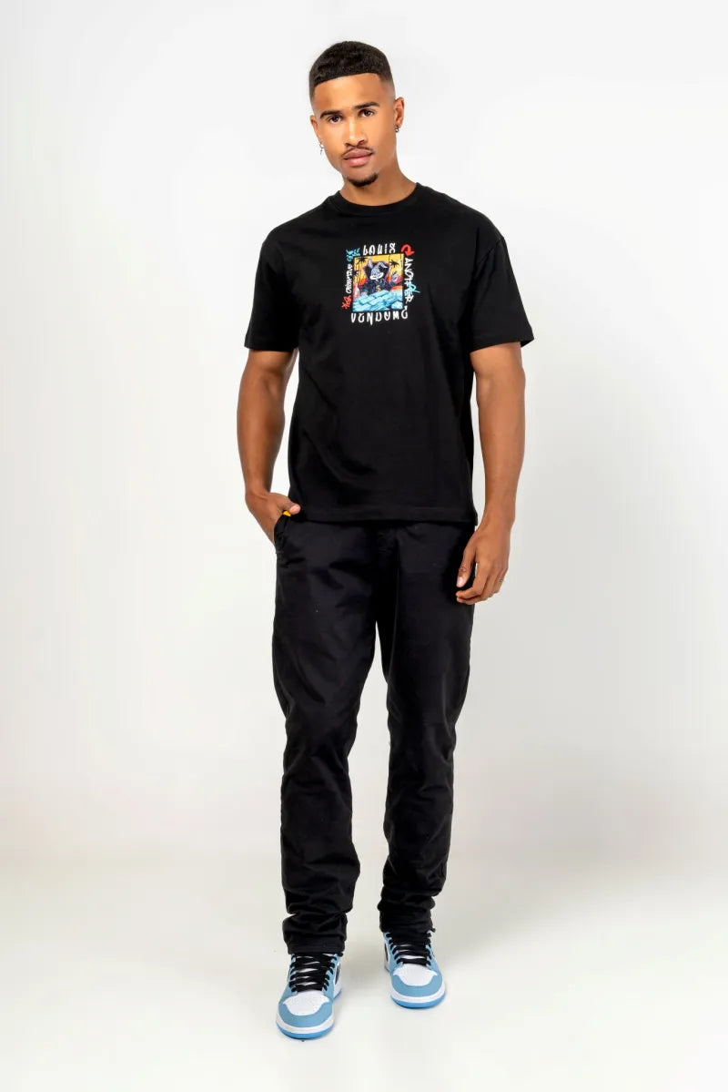 LOUIS VENDOME PARIS CAMISETA HOMBRE MODELO: LV-63 Black.