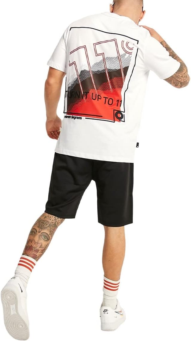 Eleven Degrees 11º Camiseta Graphic Hombre 11D2036-9361 White.