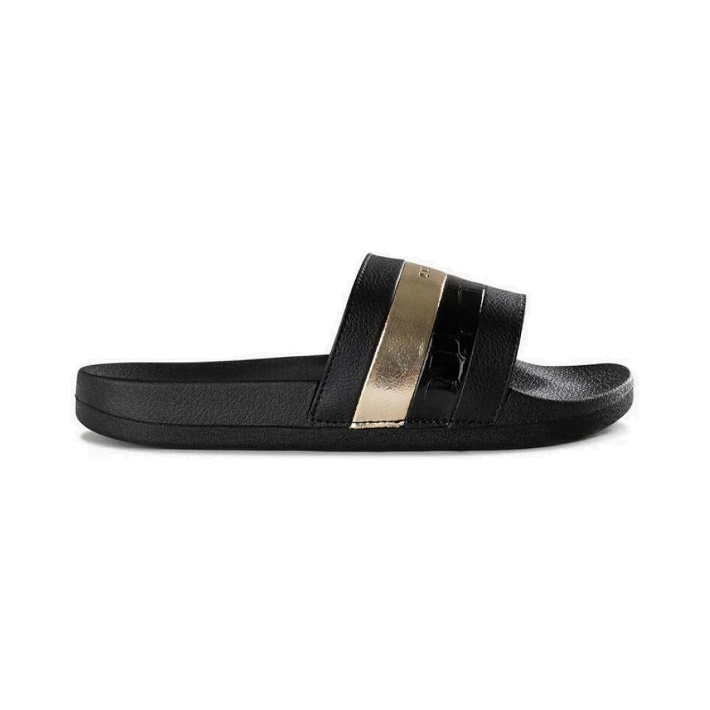 Chanclas De Mujer CRUYFF AQUA COPA BCN - CROCO PATENT- CC231720-960 NEGRO