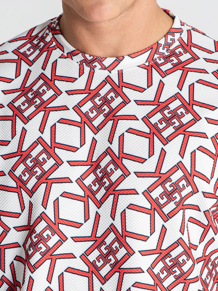 GIANNI KAVANAGH CAMISETA ROJA GATSBY GKM006649 HOMBRE.